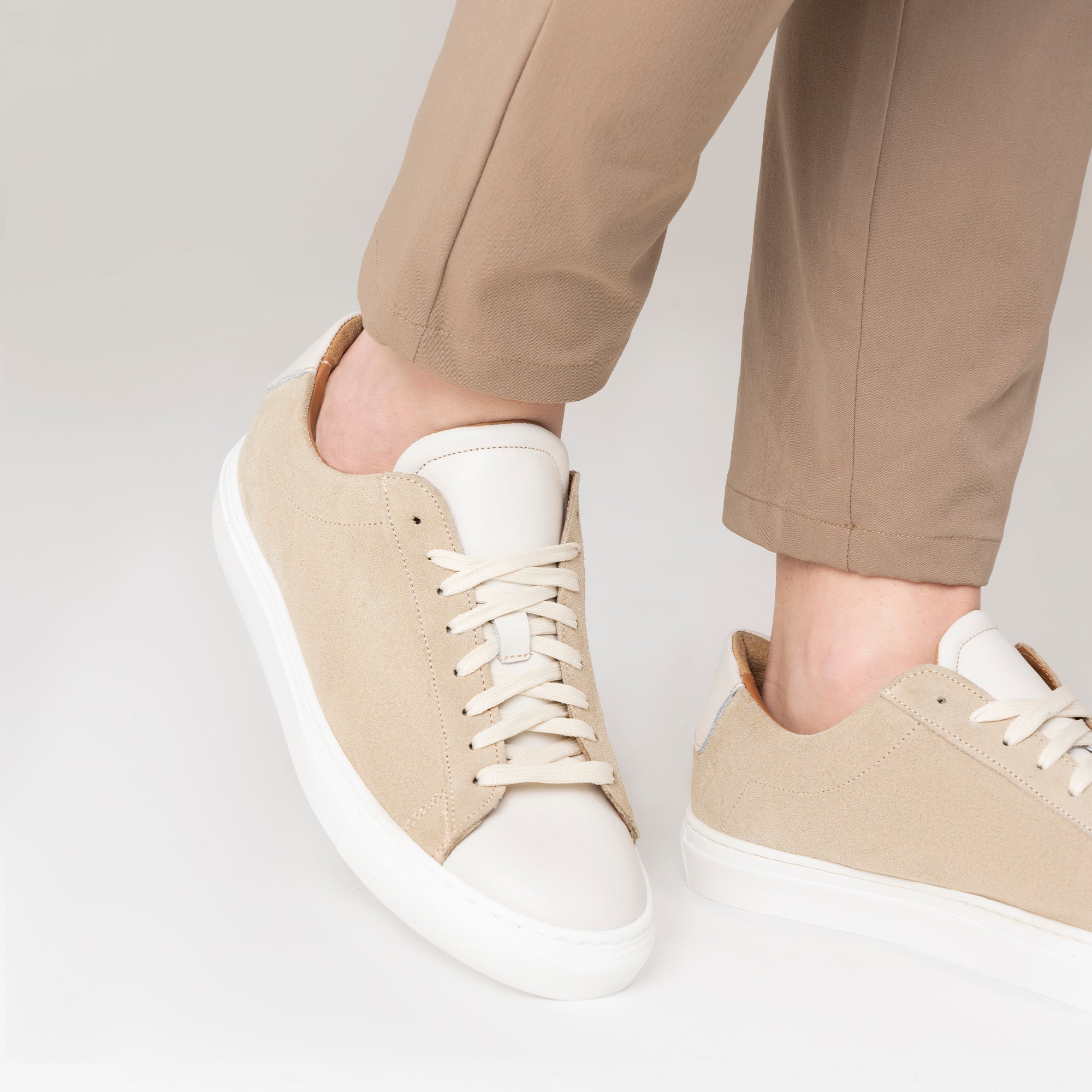 Nova sneakers uomo in camoscio inserti in pelle