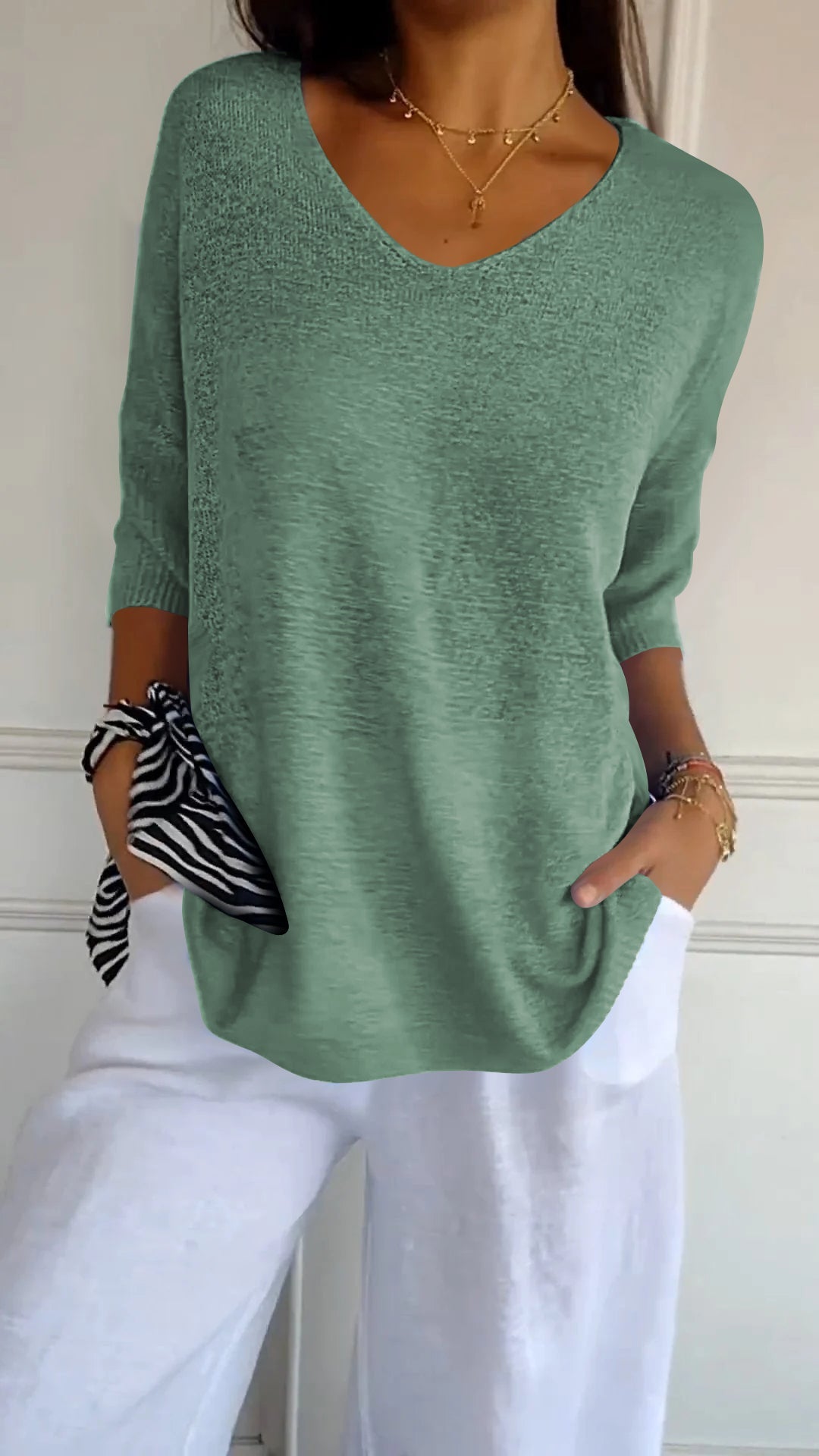 Anna | Top chic in maglia