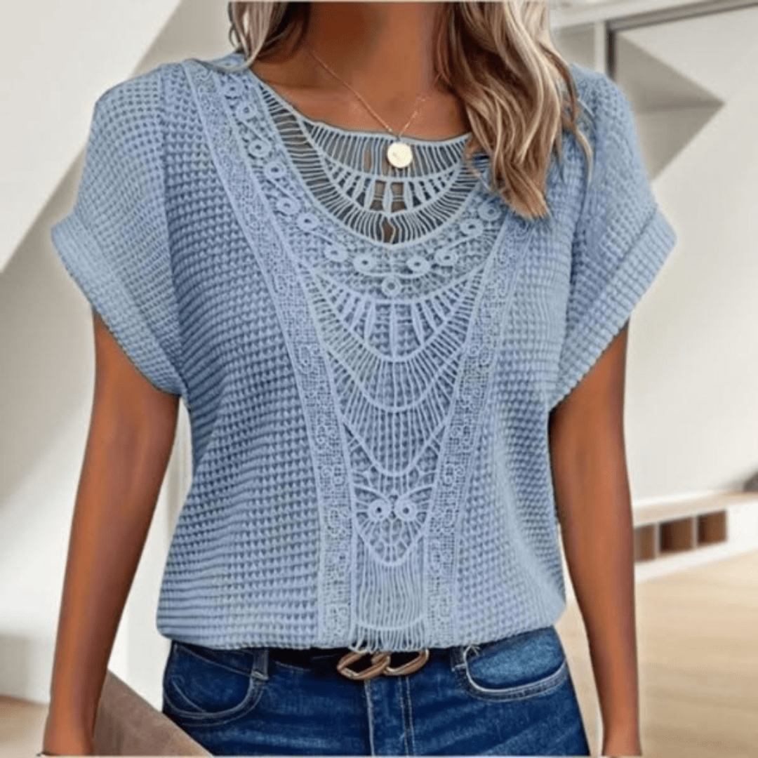 Karin | Blusa elegante in pizzo