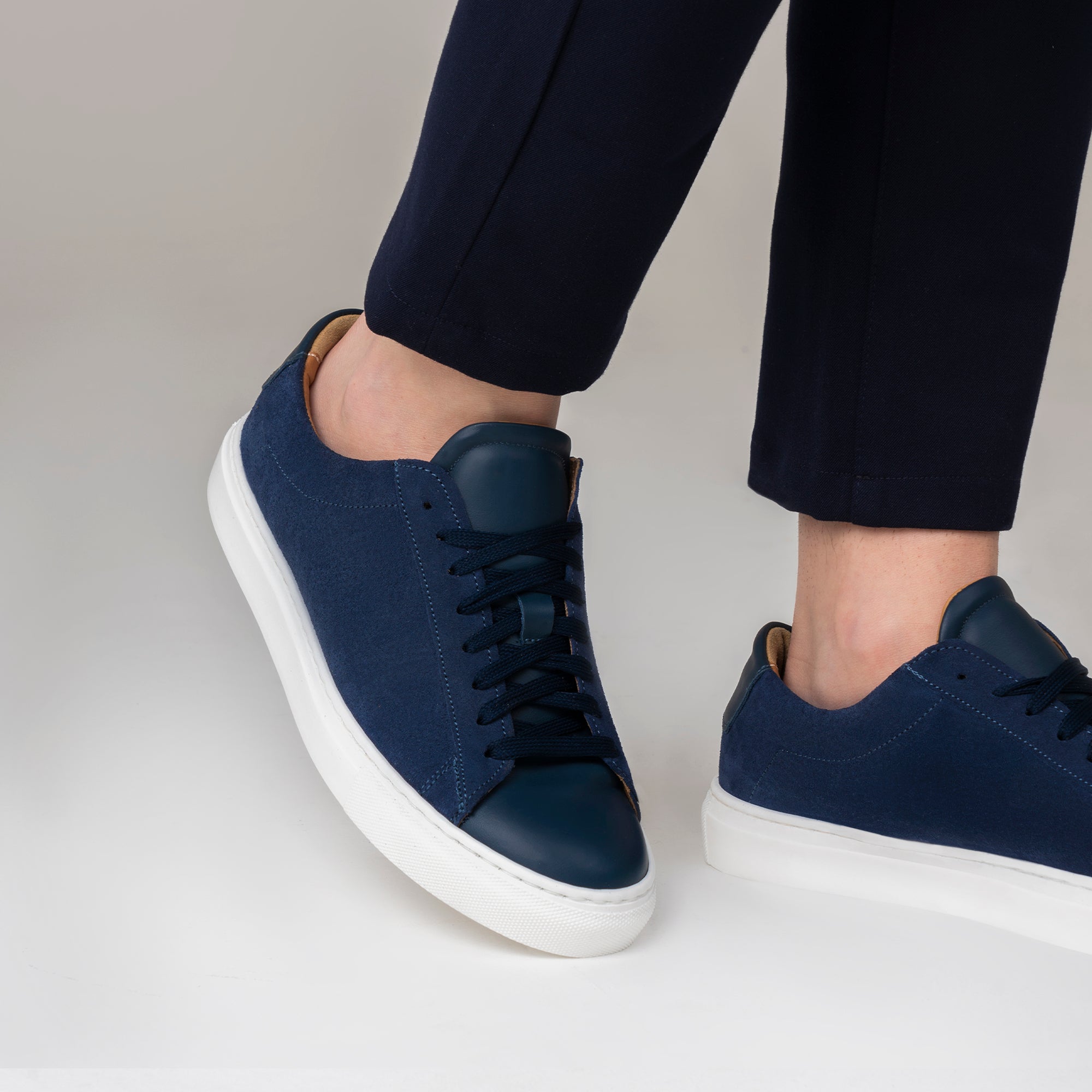 Nova sneakers uomo in camoscio inserti in pelle