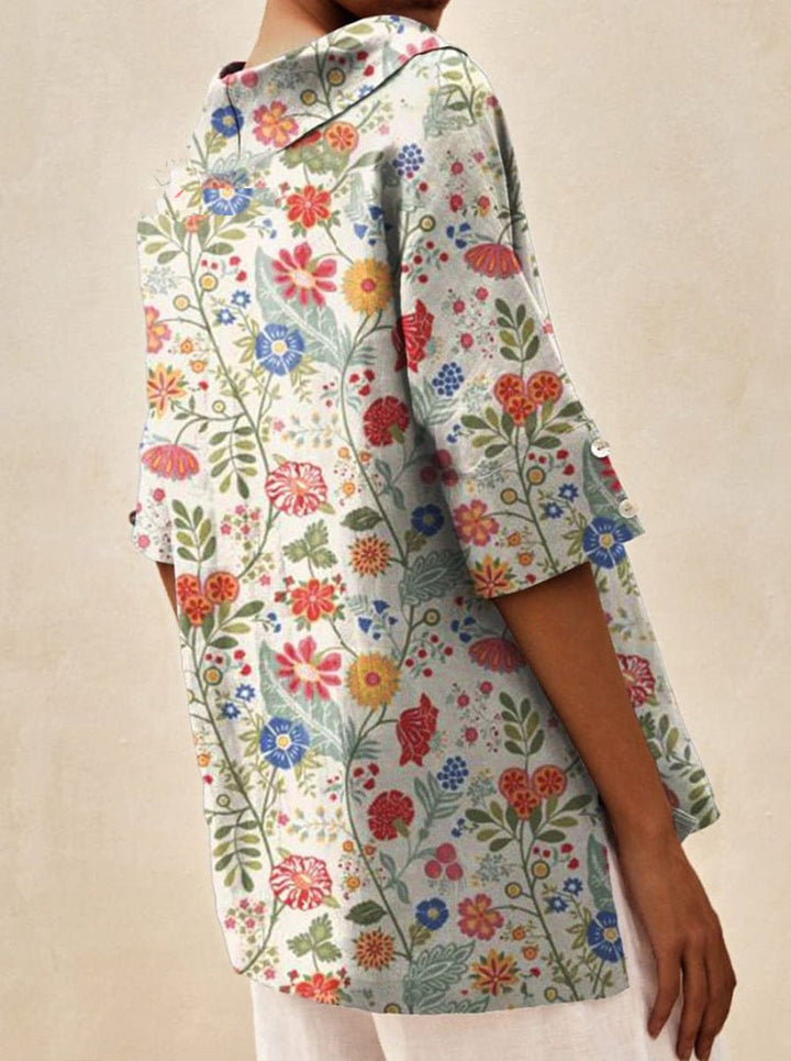 Andrea | Top leggero floreale estivo