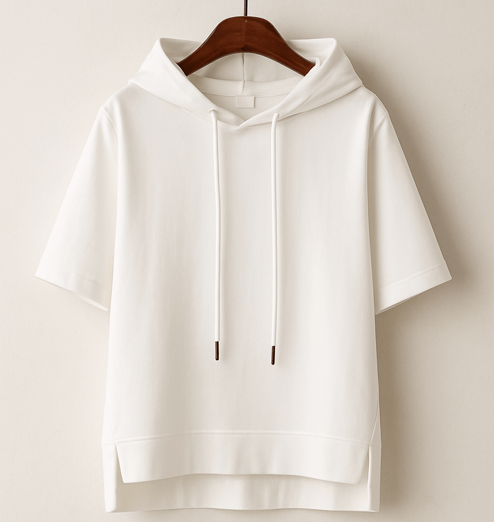 Alison | Felpa con cappuccio a maniche corte