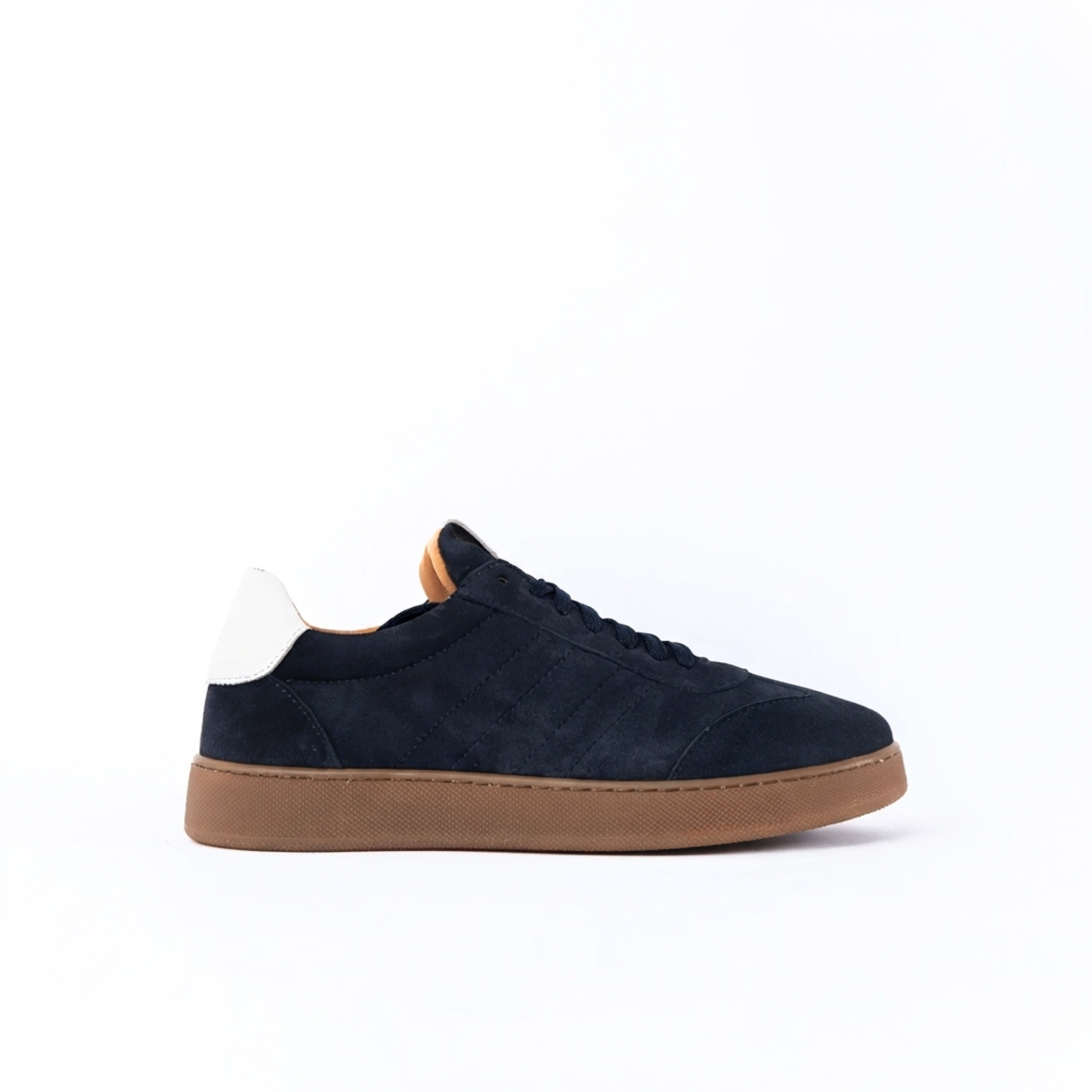 New Fusion sneakers basse uomo in morbido camoscio
