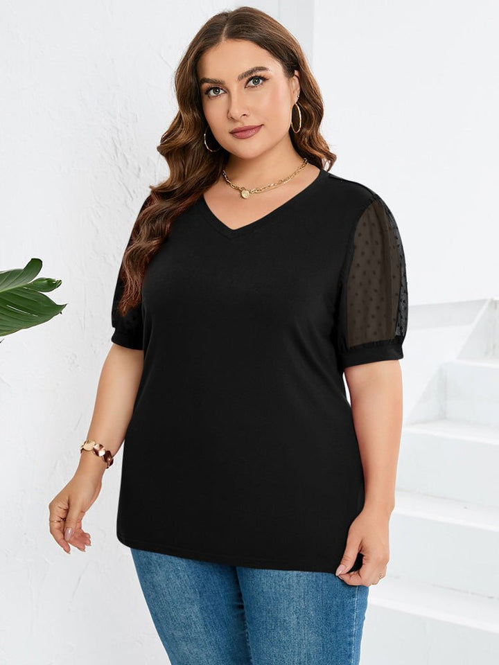 Élise | Top casual con scollatura a V