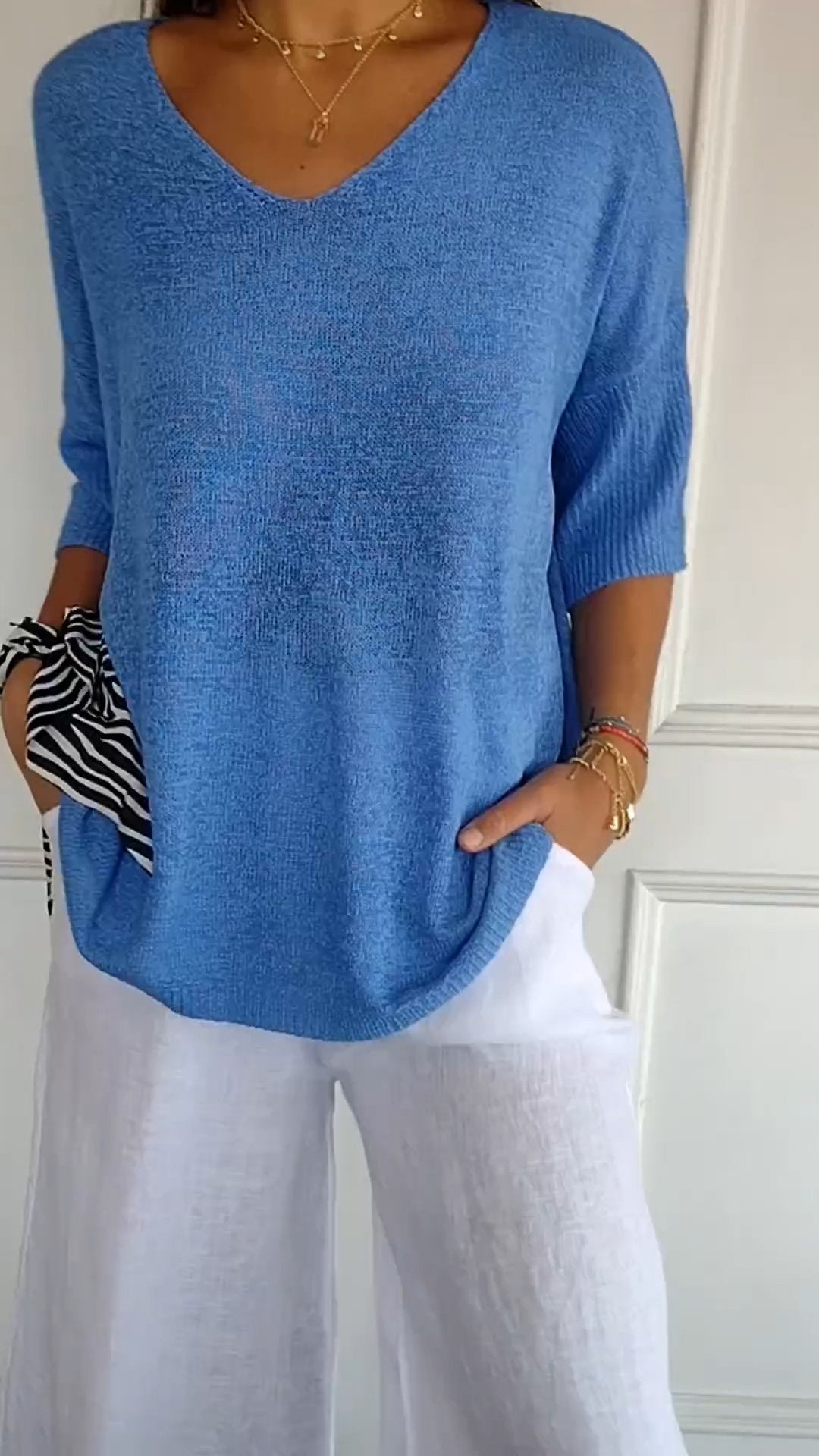 Anna | Top chic in maglia