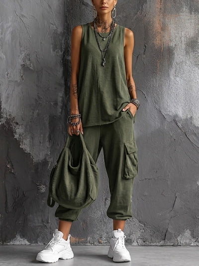 Valentina | Completo Casual Morbido con Tasche